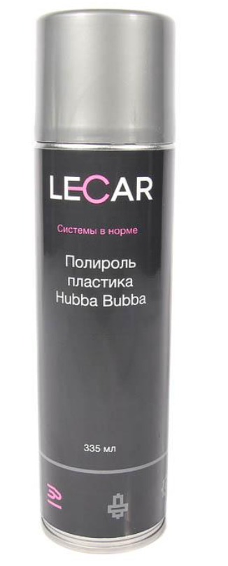 Полироль пластика Hubba Bubba LECAR 335 мл. (аэрозоль)